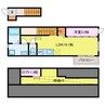 ＲａｄＩＡｎｃｅ二ツ杁 1LDKの間取り