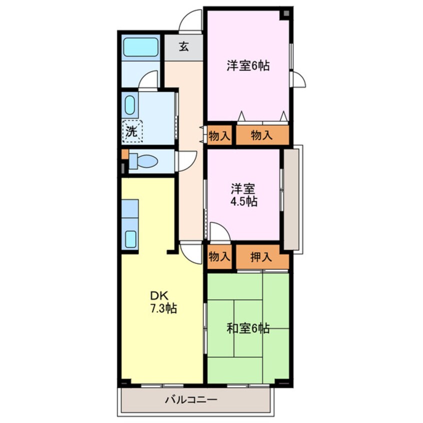 間取図 メゾンソフィア