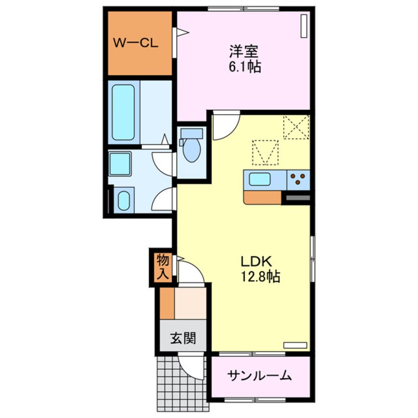 間取図 サングレースパイン