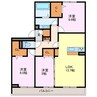アベニール 3LDKの間取り