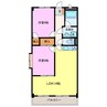 Ｌａ　ｒｉｖｉｅｒｅ 2LDKの間取り