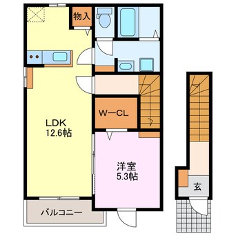 間取図 グランディールⅠ