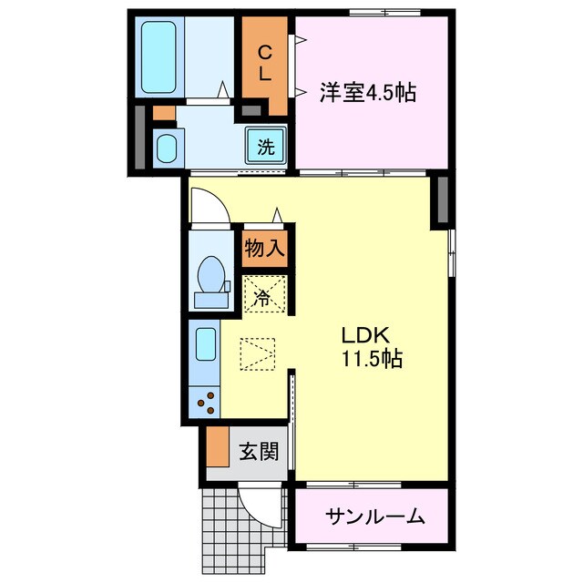 間取り図 グランディールⅡ