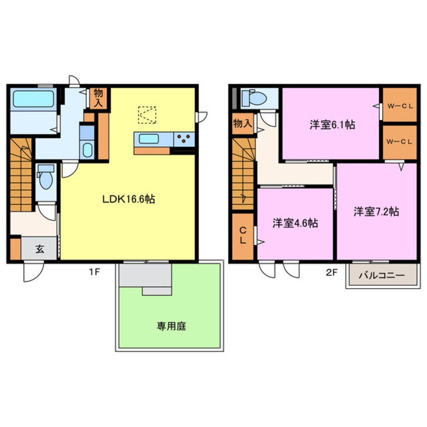 間取図 ピュイメゾン