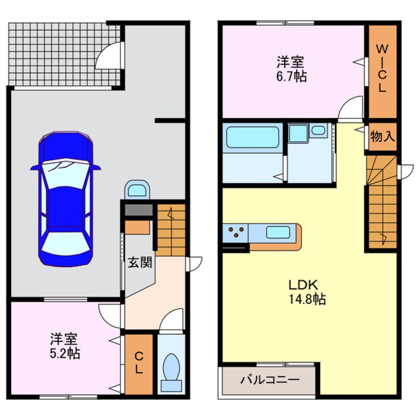 間取図 ステッラ宮前　