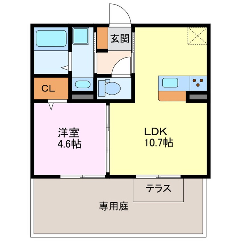 間取図 カサグランデ松下