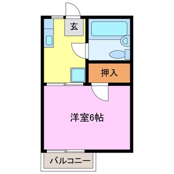 間取図 グリーンコーポミツイ