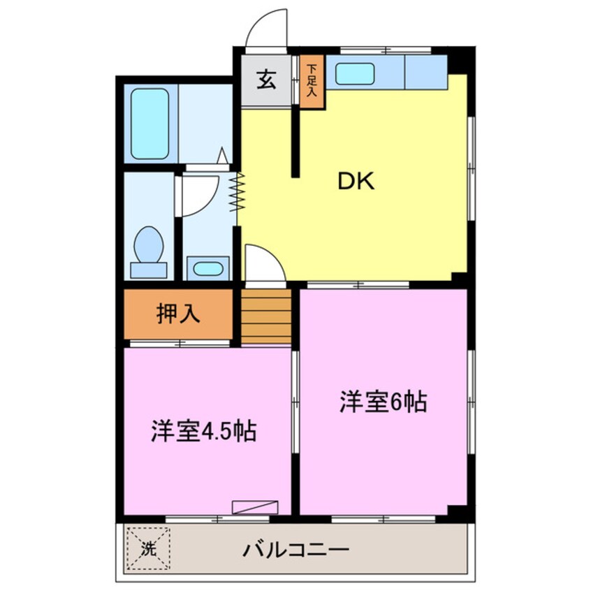間取図 サンパレス