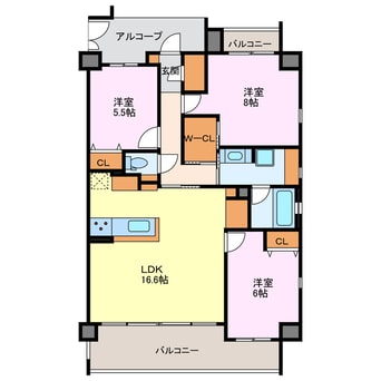 間取図 Ｇｒａｎ　Ｍｏｎｓｉｌｖａ