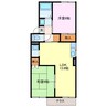 サンシャイン葵Ⅱ 2LDKの間取り