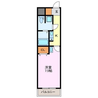 間取図 Ｔ’ｓＤｒｅａｍ西枇杷島　