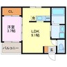 ＲａｄＩＡｎｃｅ新川橋 1LDKの間取り