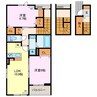 ＬａＬａ　Ｅｋｏｌｕ 2LDKの間取り
