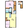 Ｆ　2 1LDKの間取り