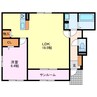カレントスクエア 1LDKの間取り