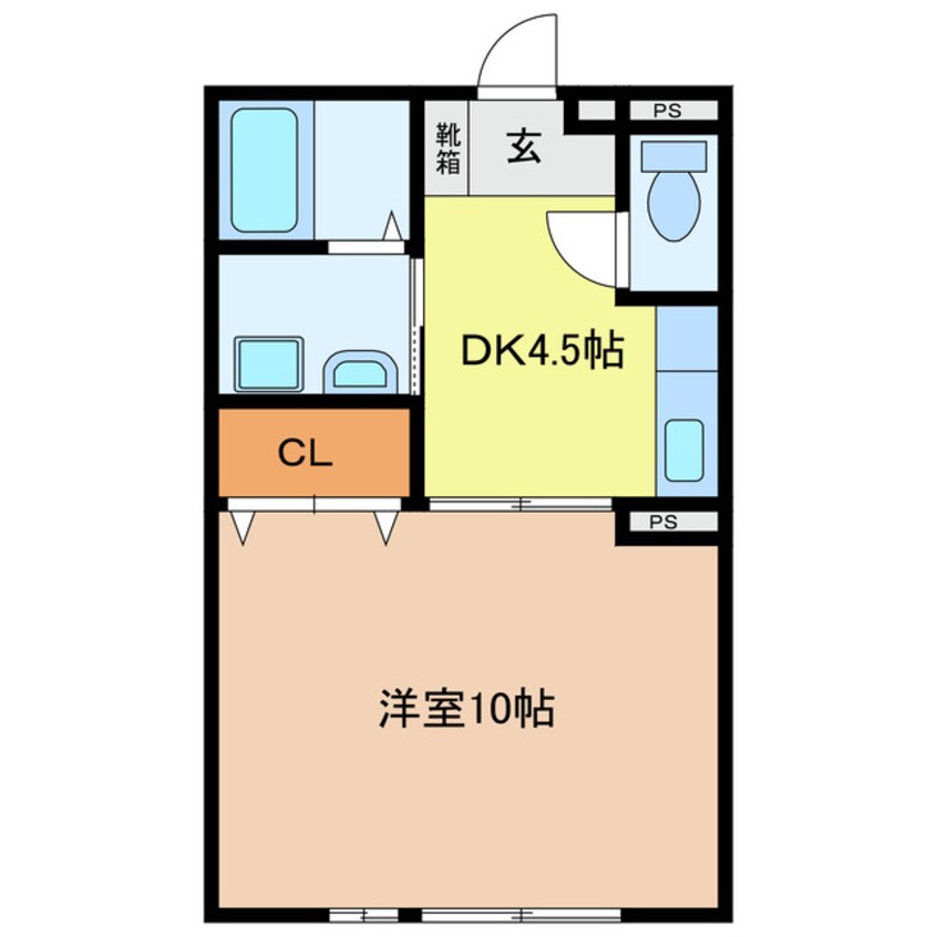 間取図 Ｔ’ｓ ＨＩＬＬＳ　Ａ棟