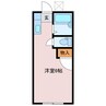 pregeo白子 1Rの間取り