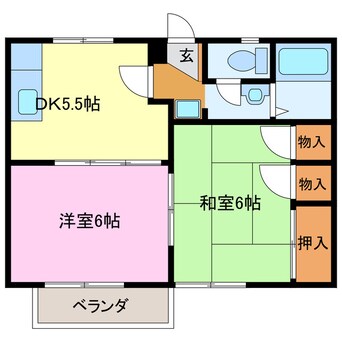 間取図 アーバンステイツⅢ