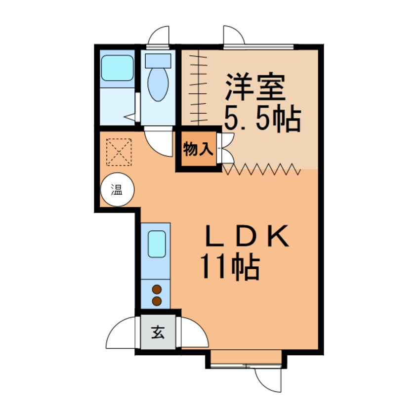 間取図 ノースハイムＢ