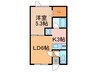 アルカディアⅡ 1LDKの間取り