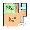 ノースハイムＡ 1LDKの間取り