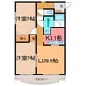 ファミールシャトー 2LDKの間取り