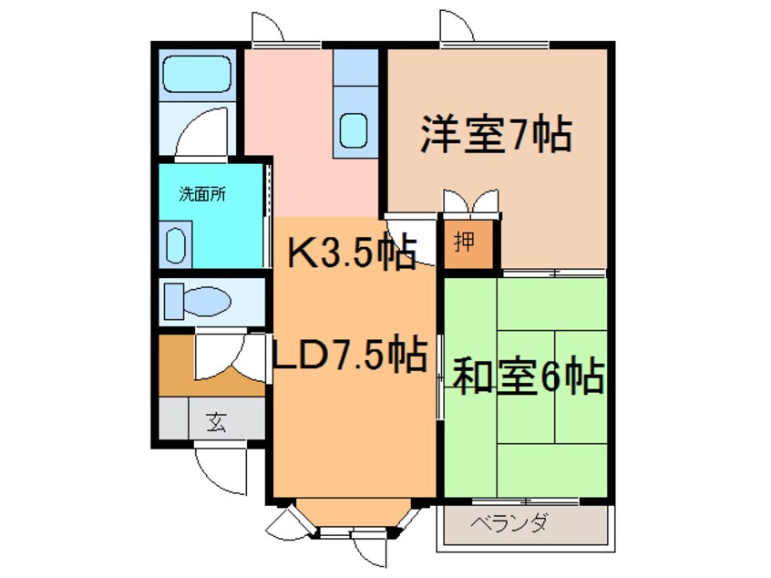 間取図 マリーンマンション