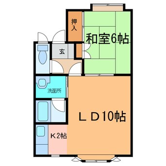 間取図 ハイツカッセル