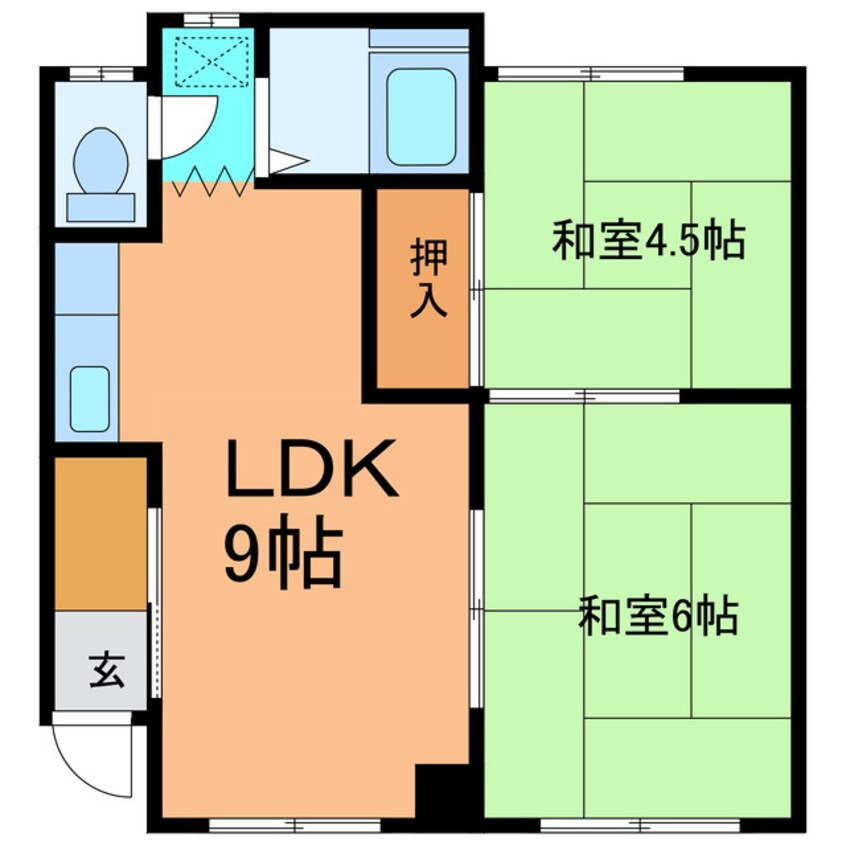 間取図 ｼｬﾄﾚ242