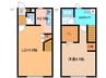 アルムレジェンドⅡ 1LDKの間取り