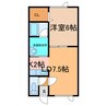 ベネッセⅢ 1LDKの間取り