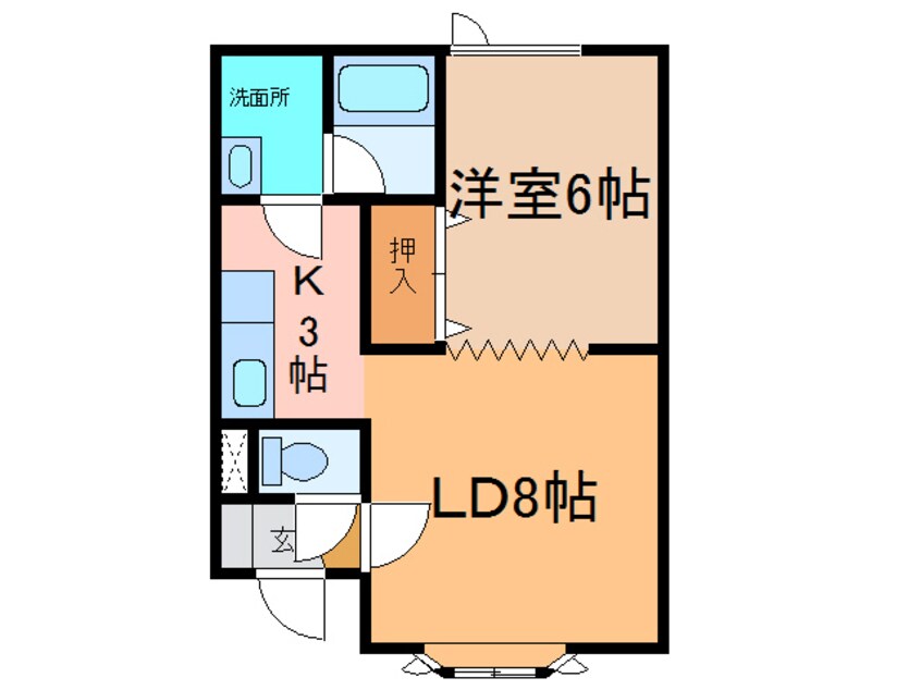 間取図 ピアヒルズⅡ