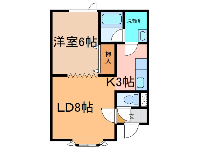 間取図 ピアヒルズⅡ