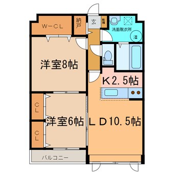 間取図 ライトワン２４