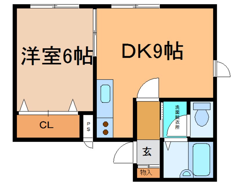 間取図 リバティカツヒラ