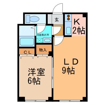 間取図 ﾘﾍﾞｱﾋﾞｯｸﾞﾍﾞﾝ