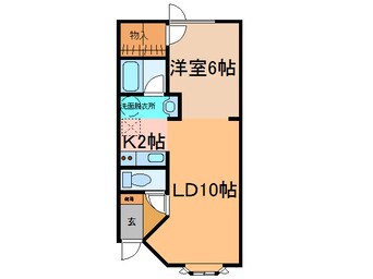 間取図 ﾍﾞﾈｯｾⅠ