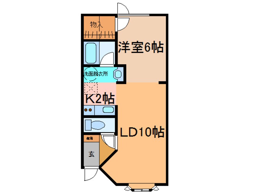 間取図 ﾍﾞﾈｯｾⅠ