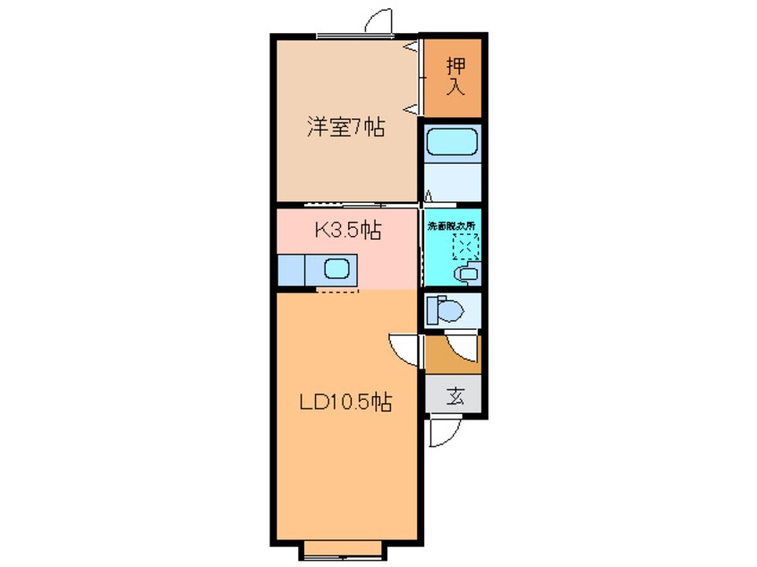 間取図 カーサソリーダⅠ・Ⅱ