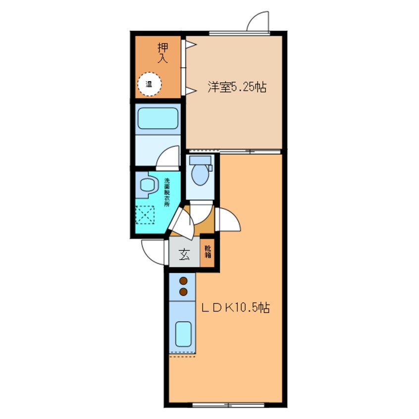 間取図 エミール壱番館