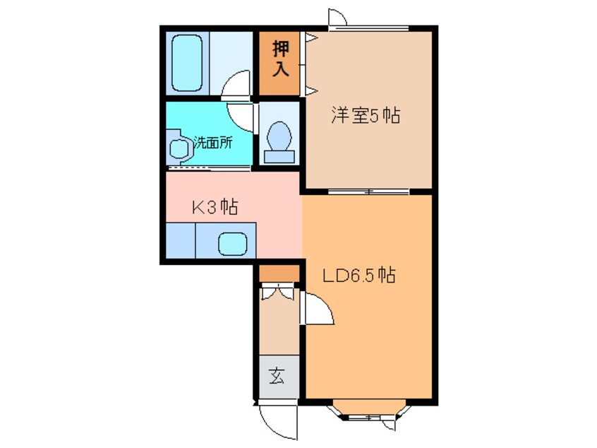 間取図 ｺｰﾎﾟMAY