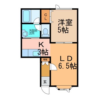 間取図 ｺｰﾎﾟMAY