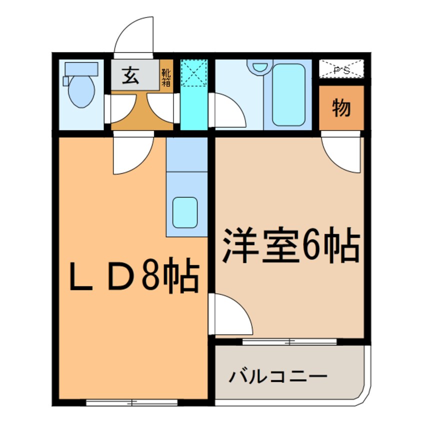 間取図 ﾏｰﾍﾞﾘｯｸ帯広