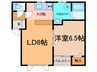 K&KｺｰﾎﾟﾗｽＨＩＪＧ 1LDKの間取り