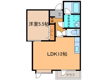 間取図 ｶｰｻNoa