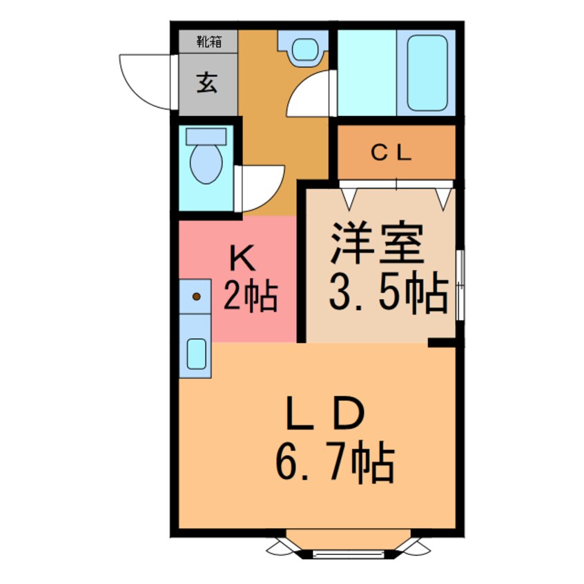 間取図 プランドールＭ