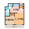 ベルトピア帯広Ⅱ 1LDKの間取り