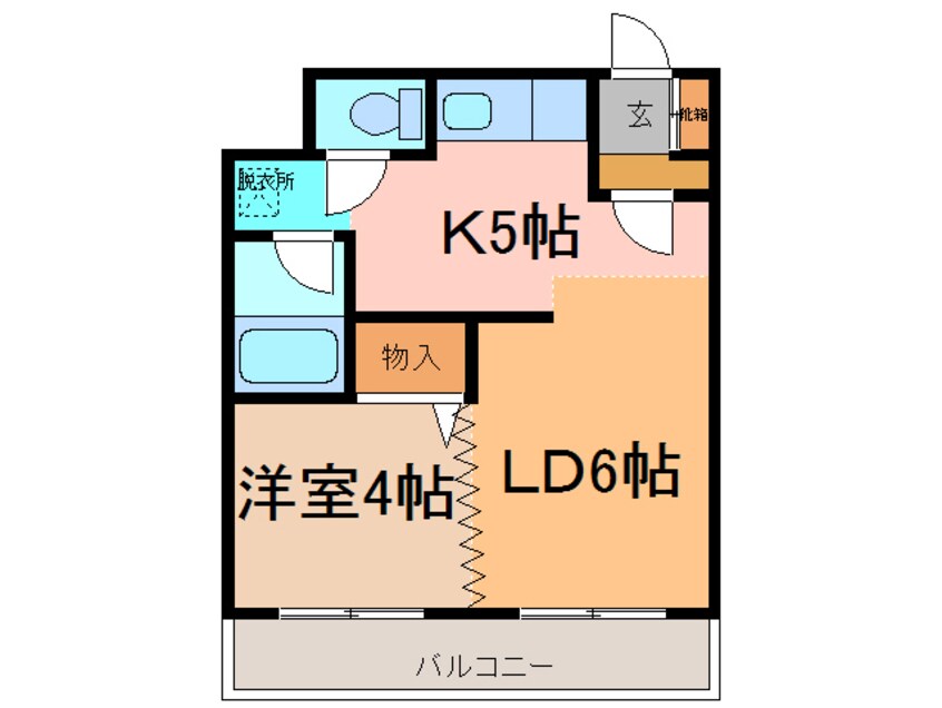 間取図 ベルトピア帯広Ⅱ