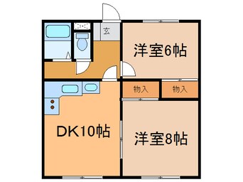 間取図 メゾン柏林台