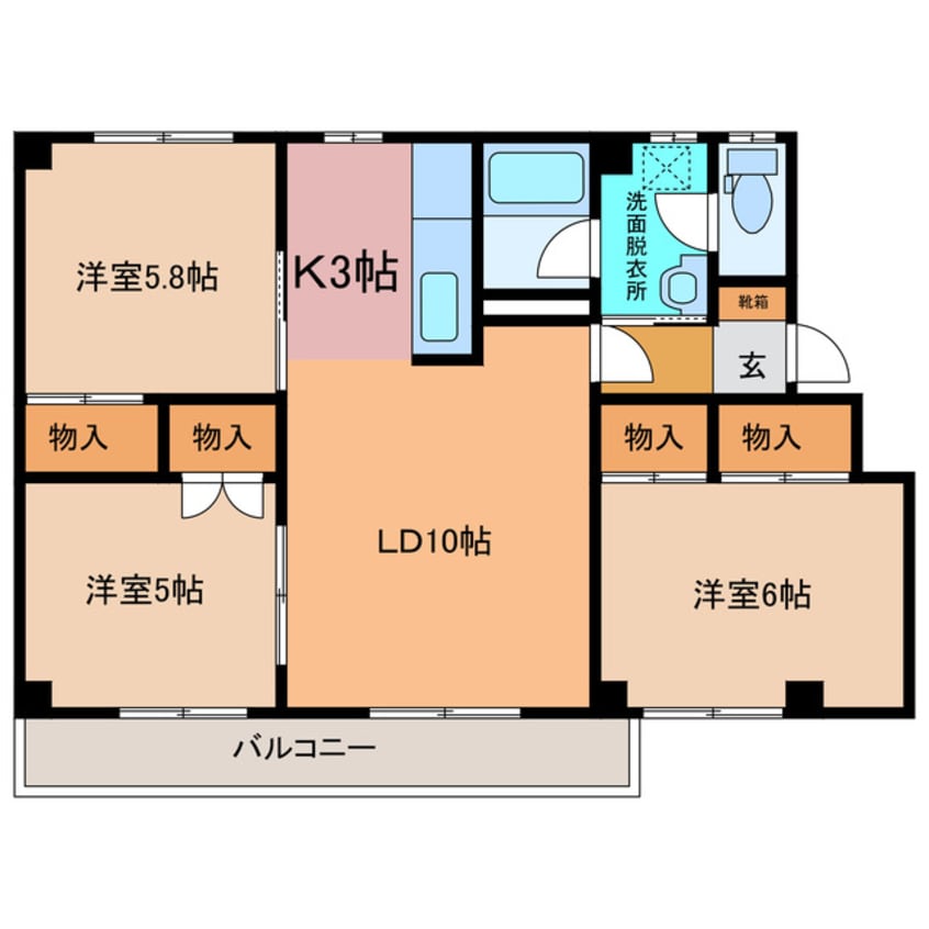 間取図 第二西武ハイツ